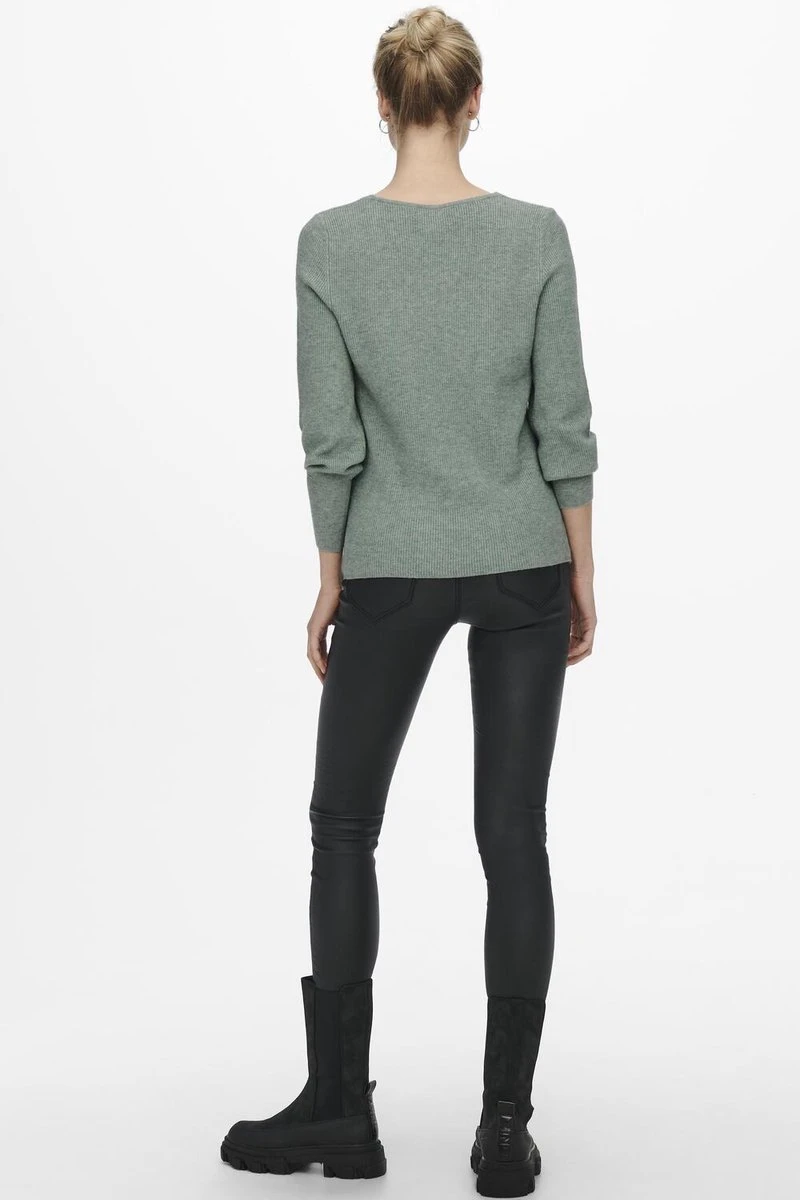 ONLY ONLATIA L/S V-NECK CUFF KNT NOOS Dames Trui - Maat M 6 ONLY ONLATIA L/S V-NECK CUFF KNT NOOS Dames Trui - Maat M - Afbeelding 4