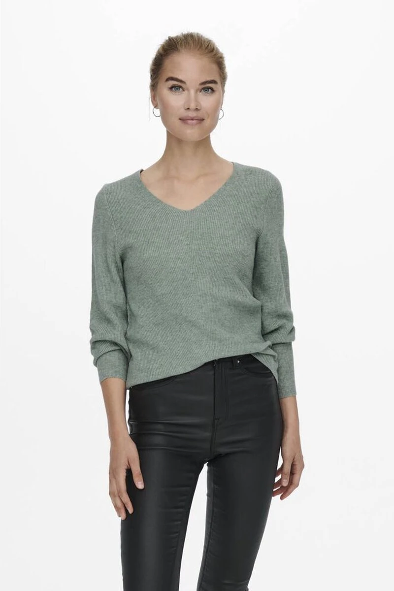ONLY ONLATIA L/S V-NECK CUFF KNT NOOS Dames Trui - Maat S 11 ONLY ONLATIA L/S V-NECK CUFF KNT NOOS Dames Trui - Maat S - Afbeelding 9