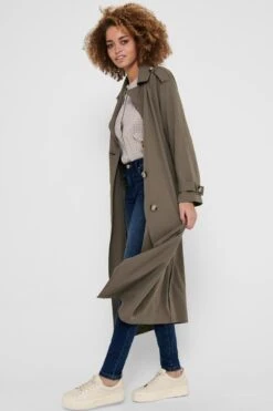 ONLY ONLLINE X-LONG TRENCHCOAT OTW NOOS Dames Trenchcoat - Maat S -Only 800x1200 70