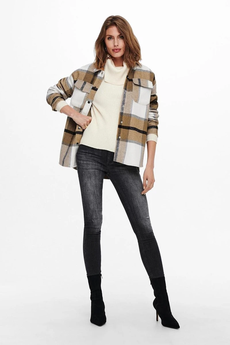 Only Jas Onlmaci L/s Check Shacket Cc Pnt 15232449 Cloud Dancer Dames Maat - M 9 Only Jas Onlmaci L/s Check Shacket Cc Pnt 15232449 Cloud Dancer Dames Maat - M - Afbeelding 7