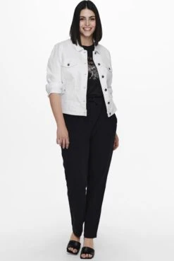 ONLY CARMAKOMA CARWESPA LS JACKET WHITE DNM Dames Jas - Maat 46 -Only 803x1200 4