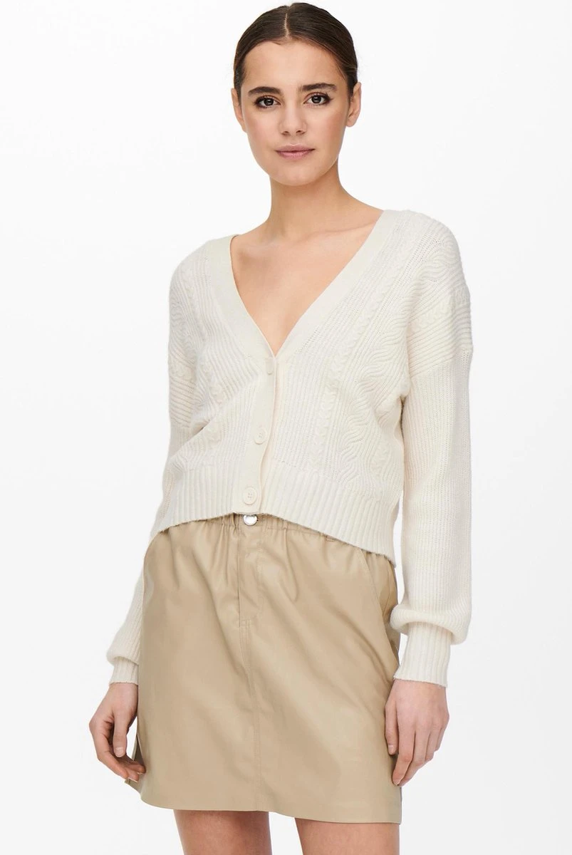 ONLY ONLKATIA L/S STRUCTURE CARDIGAN KNT Dames Vest - Maat L 8 ONLY ONLKATIA L/S STRUCTURE CARDIGAN KNT Dames Vest - Maat L - Afbeelding 6