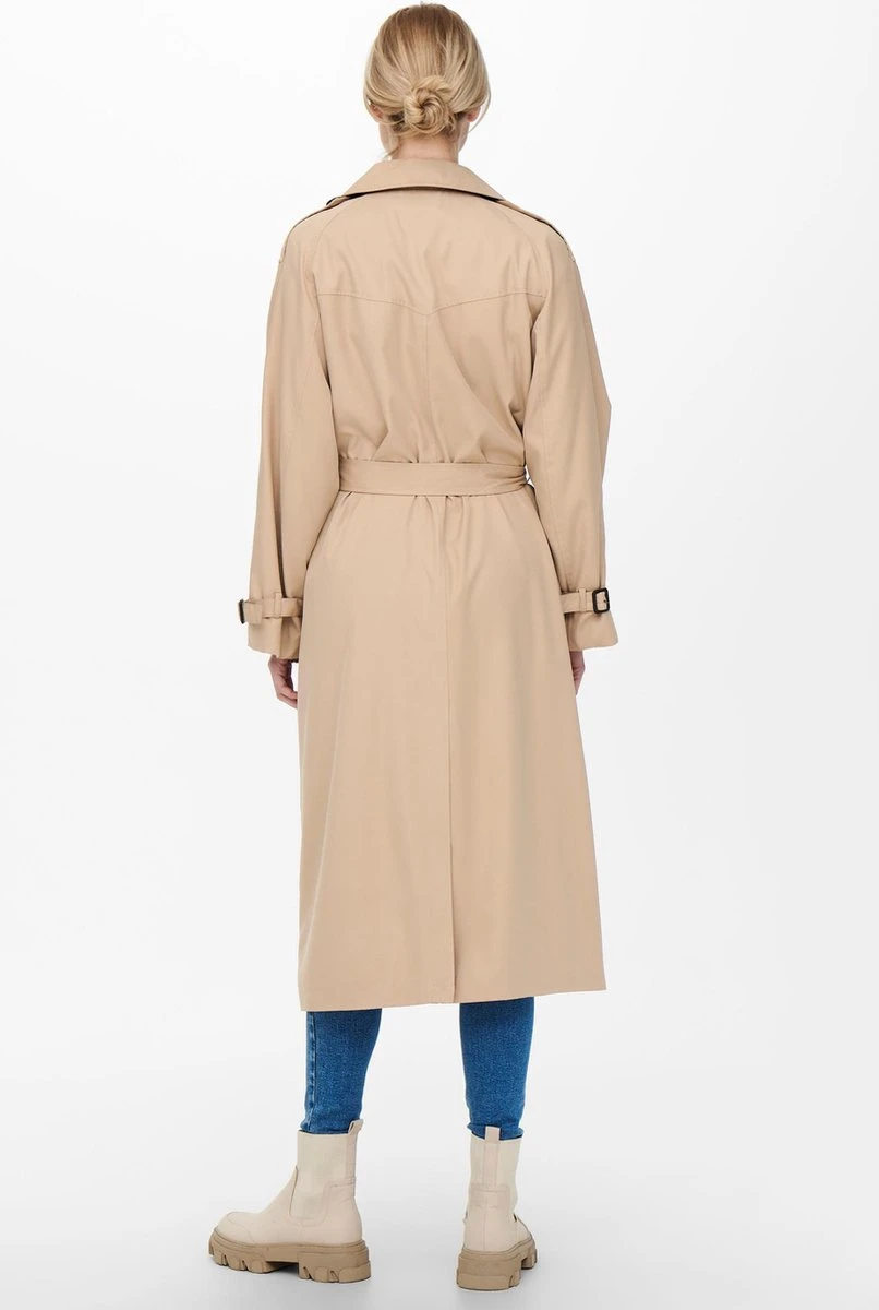 ONLY ONLCHLOE TRENCHCOAT DOUBLE B. OTW NOOS Dames Jas - Maat M 5 ONLY ONLCHLOE TRENCHCOAT DOUBLE B. OTW NOOS Dames Jas - Maat M - Afbeelding 3