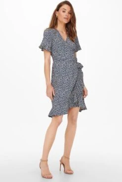 ONLY ONLOLIVIA S/S WRAP DRESS WVN NOOS Dames Jurk - Maat 42 14 ONLY ONLOLIVIA S/S WRAP DRESS WVN NOOS Dames Jurk - Maat 42 -Only 808x1200 1