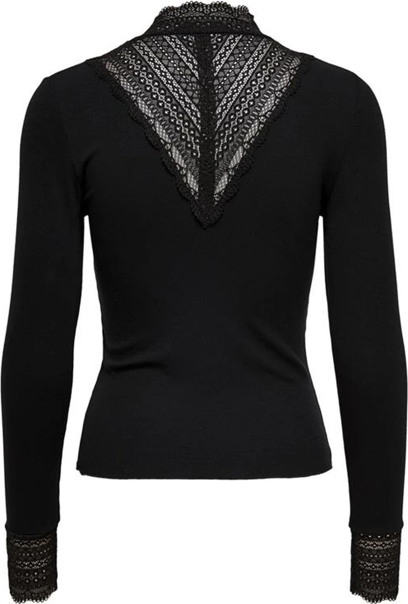 Only T-shirt Onltilde L/s High Neck Lace Top Jrs 15207788 Cloud Dancer Dames Maat - L 3 Only T-shirt Onltilde L/s High Neck Lace Top Jrs 15207788 Cloud Dancer Dames Maat - L