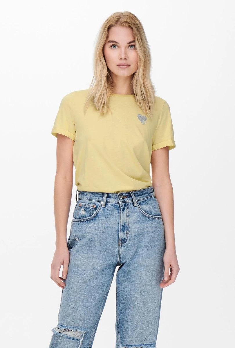 Only T-shirt Onlkita S/s Logo Top Noos 15244714 Straw Dames Maat - L 8 Only T-shirt Onlkita S/s Logo Top Noos 15244714 Straw Dames Maat - L - Afbeelding 6