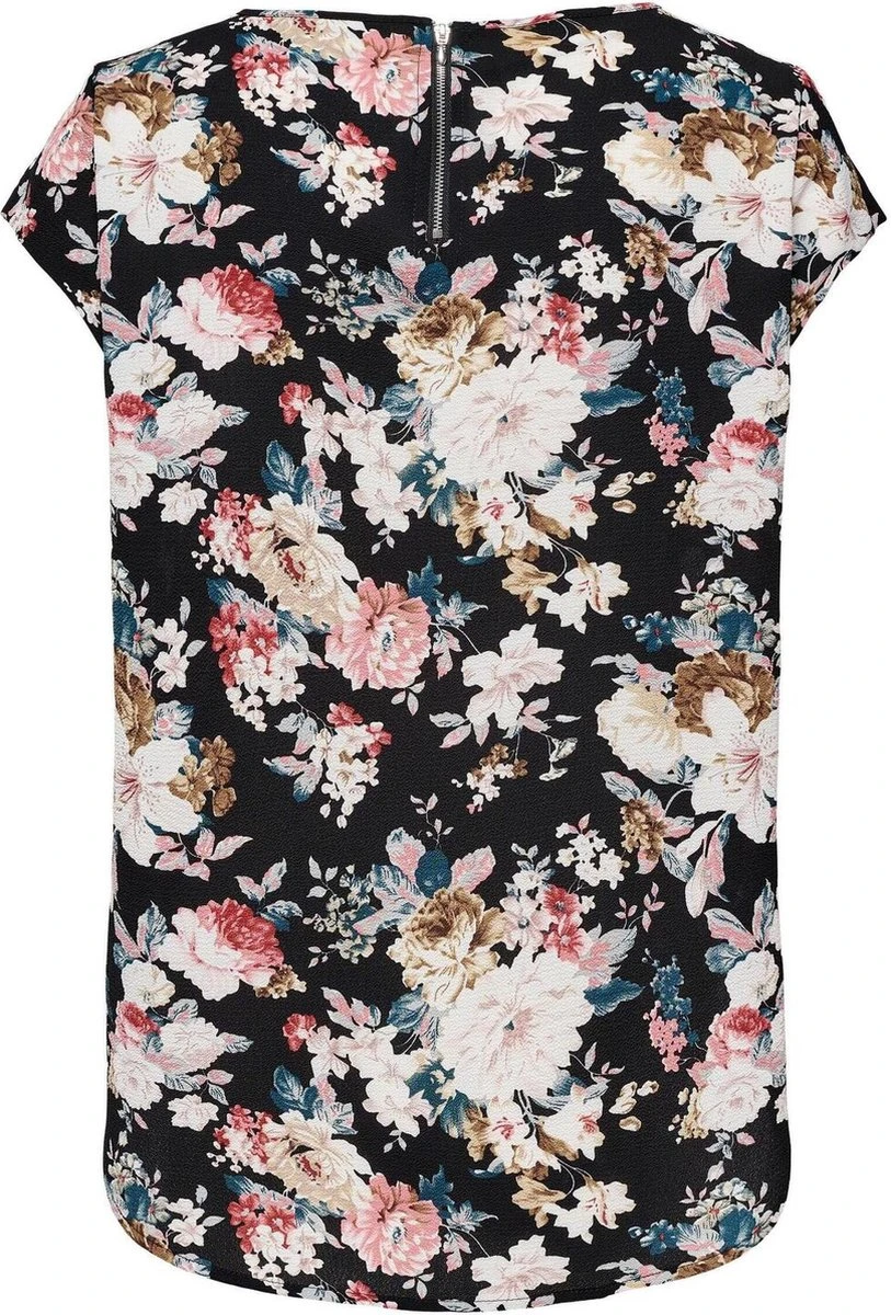 ONLY ONLVIC S/S AOP TOP NOOS PTM Dames Top - Maat 42 4 ONLY ONLVIC S/S AOP TOP NOOS PTM Dames Top - Maat 42 - Afbeelding 2