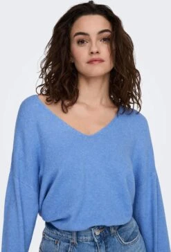 ONLY ONLRICA LIFE L/S V-NECK PULLO KNT NOOS Dames Trui - Maat XL -Only 815x1200