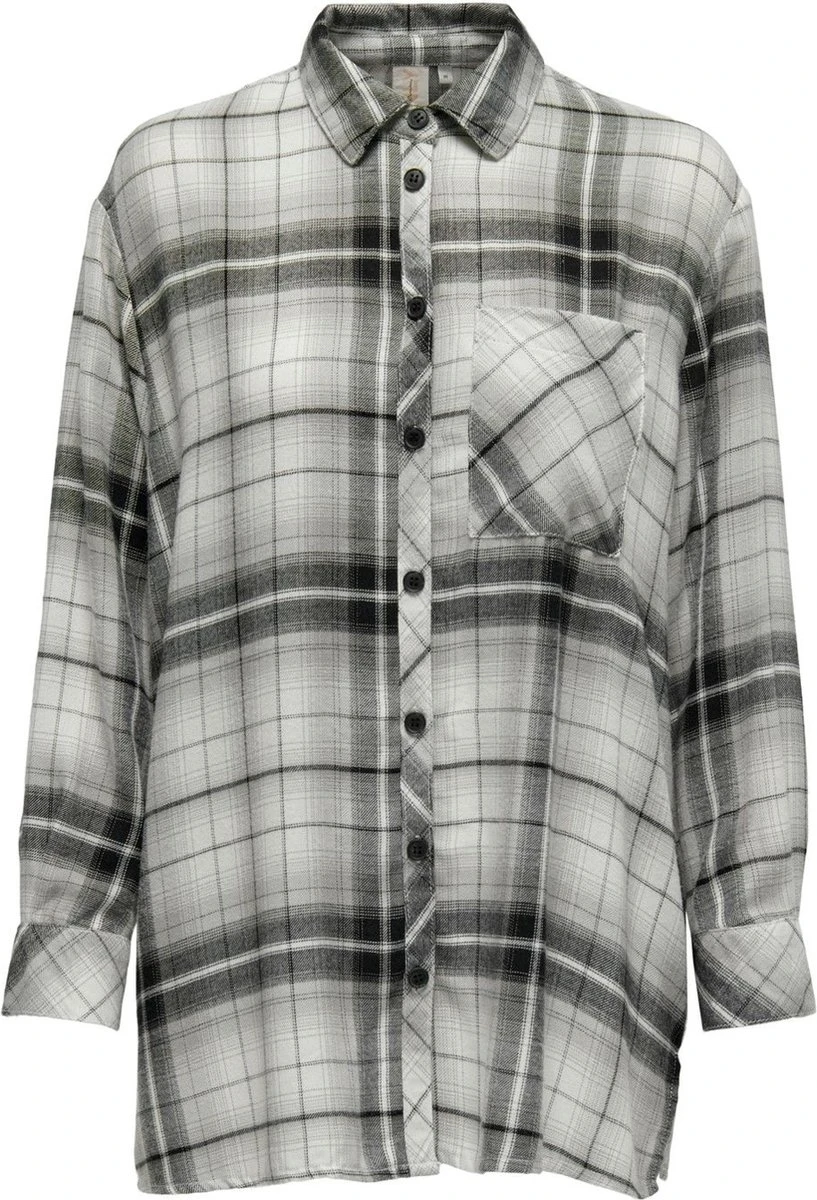 Only Blouse Onlkarolina L/s Shirt Noos Wvn 15236464 Black/cloud Dancer Dames Maat - M 3 Only Blouse Onlkarolina L/s Shirt Noos Wvn 15236464 Black/cloud Dancer Dames Maat - M