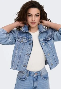 Only Jas Onlcajsa Cropped Raw Jck Dnm Azg117 15284444 Light Medium Blue Denim Dames Maat - L 15 Only Jas Onlcajsa Cropped Raw Jck Dnm Azg117 15284444 Light Medium Blue Denim Dames Maat - L -Only 820x1200