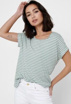 ONLY ONLMOSTER STRIPE S/S O-NECK TOP JRS NOOS Dames T-shirt - Maat XS 18 ONLY ONLMOSTER STRIPE S/S O-NECK TOP JRS NOOS Dames T-shirt - Maat XS -Only 826x1200