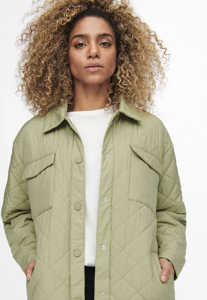 ONLY ONLNEWTANZIA LONG QUILT SHACKET OTW Dames Jas - Maat XL 5 ONLY ONLNEWTANZIA LONG QUILT SHACKET OTW Dames Jas - Maat XL - Afbeelding 3