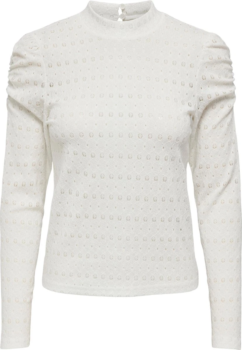 Only Blouse Onlrosaline L/s Puff Top Jrs 15285484 Cloud Dancer Dames Maat - S 3 Only Blouse Onlrosaline L/s Puff Top Jrs 15285484 Cloud Dancer Dames Maat - S