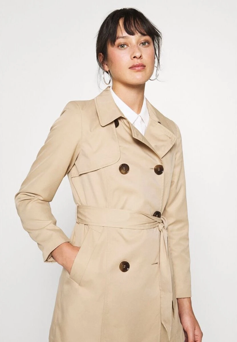 ONLY ONLVALERIE TRENCHCOAT OTW NOOS Dames Jas - Maat M 10 ONLY ONLVALERIE TRENCHCOAT OTW NOOS Dames Jas - Maat M - Afbeelding 9