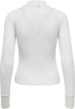 Only T-shirt Onltilde L/s High Neck Lace Top Jrs 15207788 Cloud Dancer Dames Maat - L 20 Only T-shirt Onltilde L/s High Neck Lace Top Jrs 15207788 Cloud Dancer Dames Maat - L -Only 832x1200 7