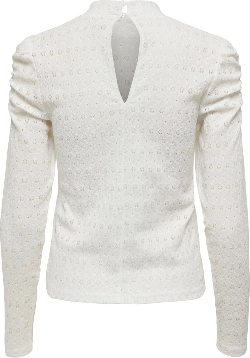 Only Blouse Onlrosaline L/s Puff Top Jrs 15285484 Cloud Dancer Dames Maat - S 4 Only Blouse Onlrosaline L/s Puff Top Jrs 15285484 Cloud Dancer Dames Maat - S - Afbeelding 2