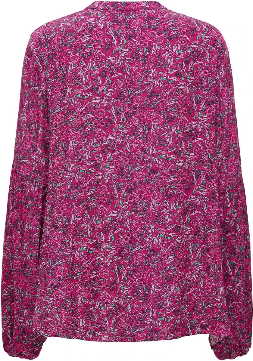 Only Blouse Onlkeira L/s String Top Ptm 15283796 Very Berry/ Floral Boh Dames Maat - S 5 Only Blouse Onlkeira L/s String Top Ptm 15283796 Very Berry/ Floral Boh Dames Maat - S - Afbeelding 3