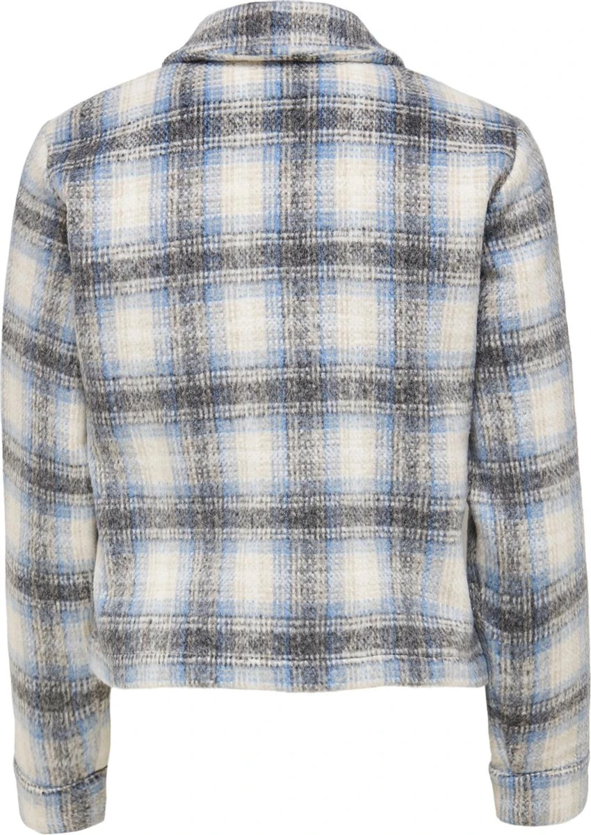 Only Jas Onllou Short Check Jacket Otw Noos 15208838 Pumice Stone/allure Dames Maat - S 14 Only Jas Onllou Short Check Jacket Otw Noos 15208838 Pumice Stone/allure Dames Maat - S - Afbeelding 12