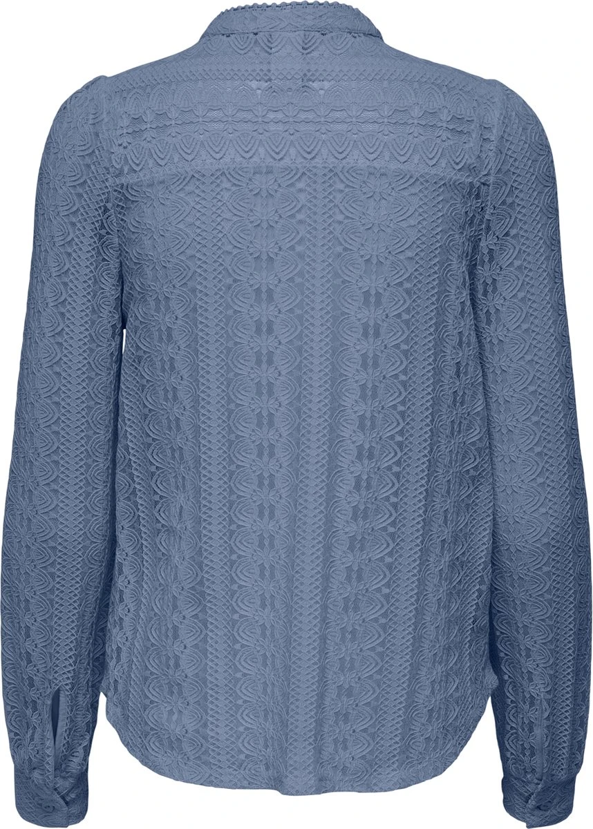 ONLY ONLDITTE LS LACE SHIRT WVN Dames Blouse - Maat L 4 ONLY ONLDITTE LS LACE SHIRT WVN Dames Blouse - Maat L - Afbeelding 2