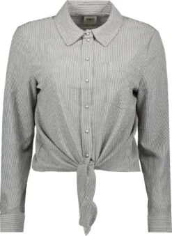 ONLY ONLLECEY LS KNOT SHIRT NOOS WVN Dames Blouse - Maat M