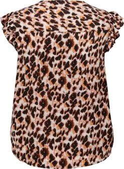 ONLY CARMAKOMA CARSUNVA LIFE SL V-NECK TOP AOP Dames - Maat 46 7 ONLY CARMAKOMA CARSUNVA LIFE SL V-NECK TOP AOP Dames - Maat 46 -Only 878x1200 5