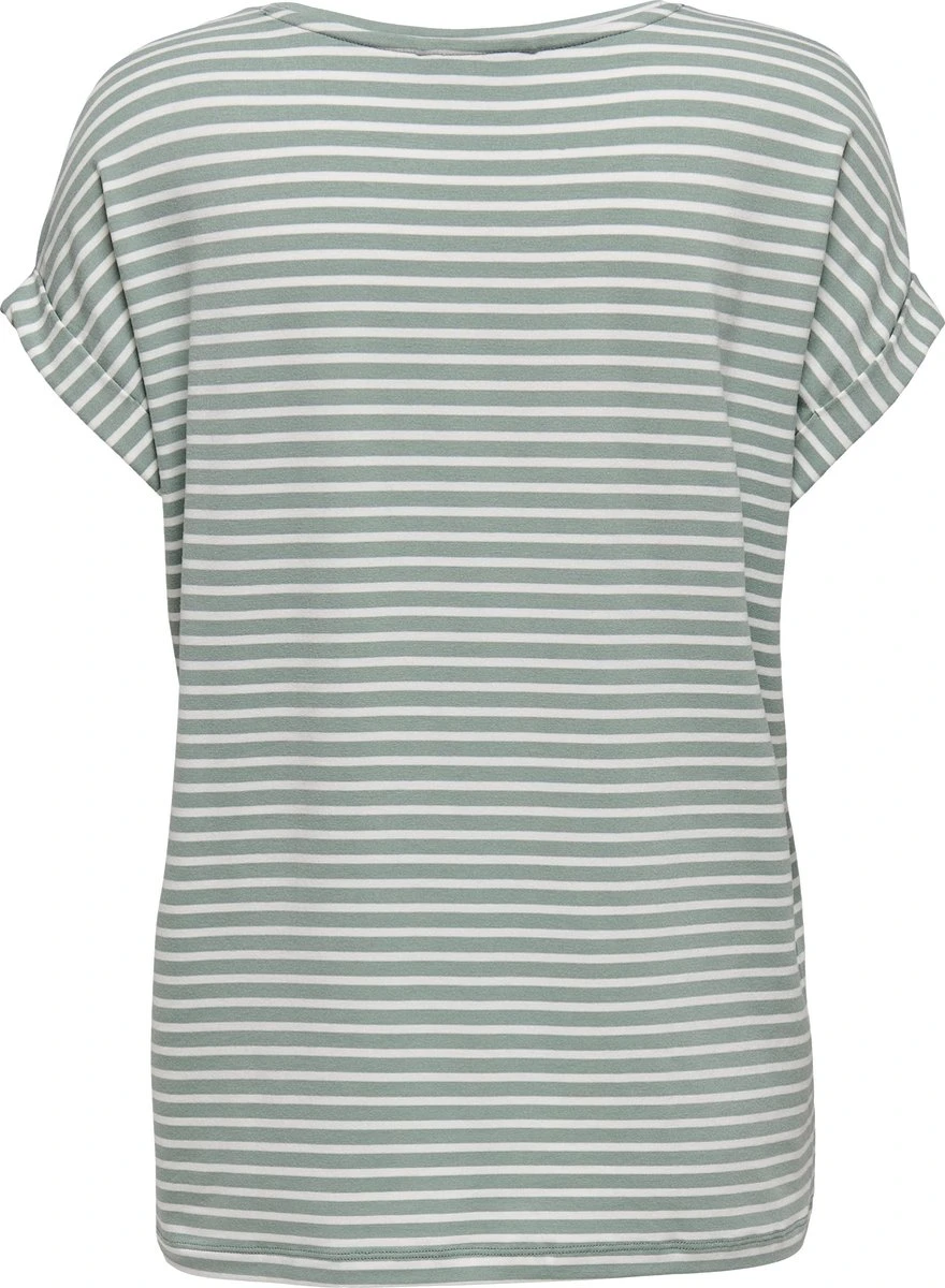 ONLY ONLMOSTER STRIPE S/S O-NECK TOP JRS NOOS Dames T-shirt - Maat XS 4 ONLY ONLMOSTER STRIPE S/S O-NECK TOP JRS NOOS Dames T-shirt - Maat XS - Afbeelding 2