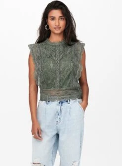 ONLY ONLKARO S/L LACE TOP NOOS WVN Dames Top - Maat S -Only 883x1200 5
