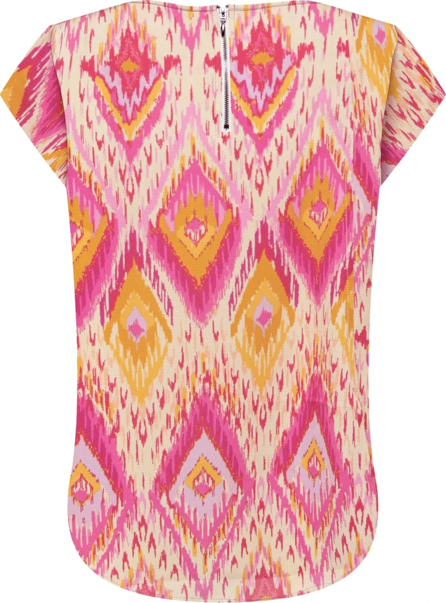 ONLY ONLVIC S/S AOP TOP NOOS PTM Dames - Maat 40 4 ONLY ONLVIC S/S AOP TOP NOOS PTM Dames - Maat 40 - Afbeelding 2