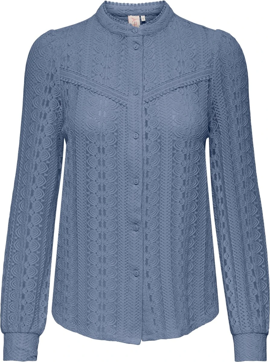 ONLY ONLDITTE LS LACE SHIRT WVN Dames Blouse - Maat L 3 ONLY ONLDITTE LS LACE SHIRT WVN Dames Blouse - Maat L