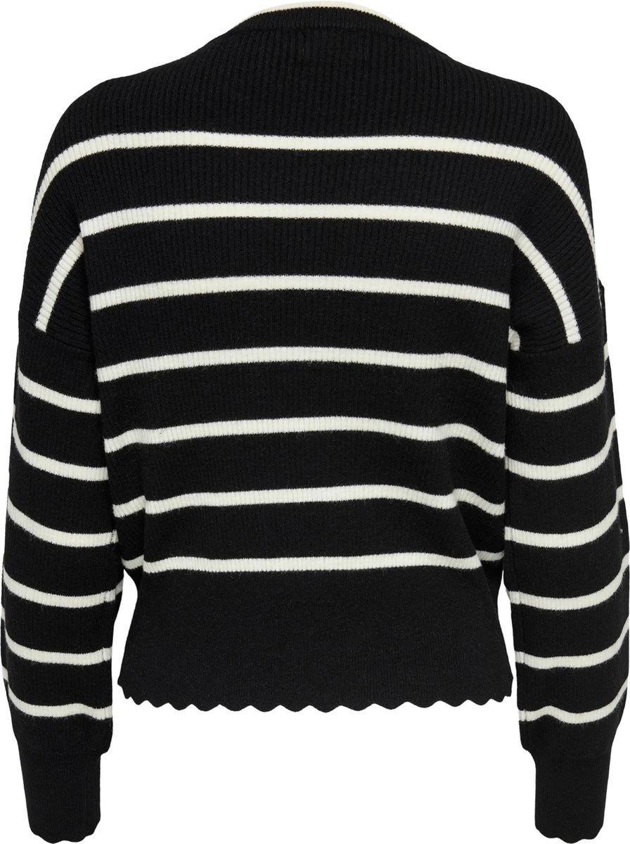 ONLY ONLIBI LS STRIPE O-NECK CC KNT Dames Trui - Maat L 4 ONLY ONLIBI LS STRIPE O-NECK CC KNT Dames Trui - Maat L - Afbeelding 2