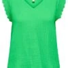 Only T-shirt Onlthyra Sl Mix Top Wvn 15292918 Summer Green Dames Maat - XL -Only 896x1200 7