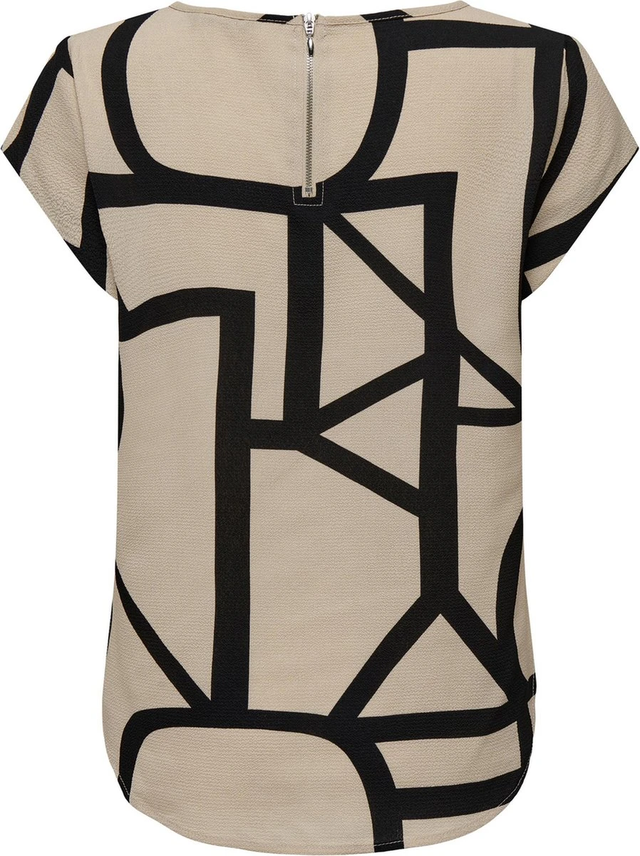 ONLY ONLVIC S/S AOP TOP NOOS PTM Dames Top - Maat 40 4 ONLY ONLVIC S/S AOP TOP NOOS PTM Dames Top - Maat 40 - Afbeelding 2