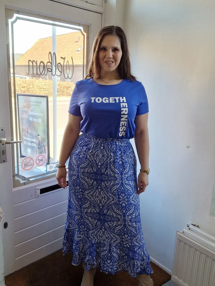 Only Carmakoma Carquote Shirt Blauw XL 54 5 Only Carmakoma Carquote Shirt Blauw XL 54 - Afbeelding 3