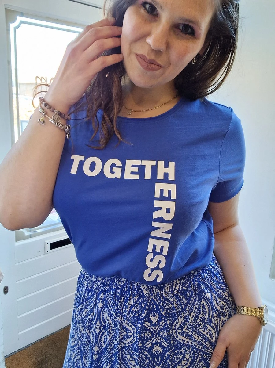 Only Carmakoma Carquote Shirt Blauw M 46/48 4 Only Carmakoma Carquote Shirt Blauw M 46/48 - Afbeelding 2