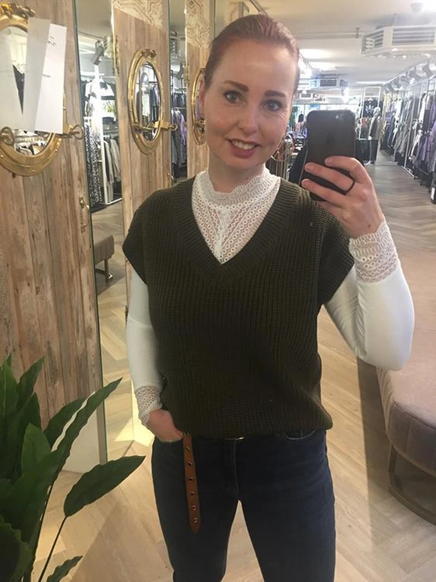 Only T-shirt Onltilde L/s High Neck Lace Top Jrs 15207788 Cloud Dancer Dames Maat - XS 12 Only T-shirt Onltilde L/s High Neck Lace Top Jrs 15207788 Cloud Dancer Dames Maat - XS - Afbeelding 10