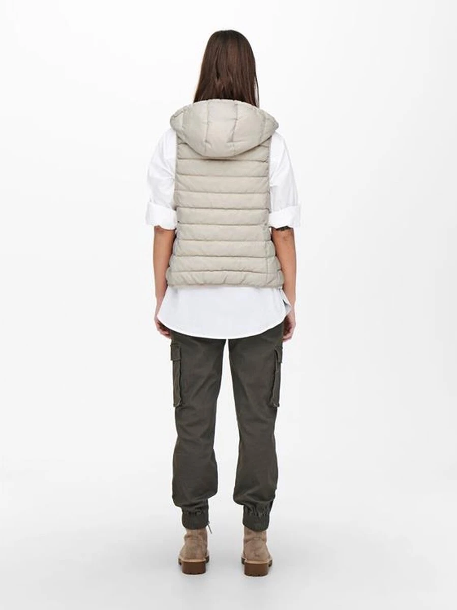 ONLY ONLNEWTAHOE HOOD WAISTCOAT OTW NOOS Dames Gilet - Maat S 10 ONLY ONLNEWTAHOE HOOD WAISTCOAT OTW NOOS Dames Gilet - Maat S - Afbeelding 8
