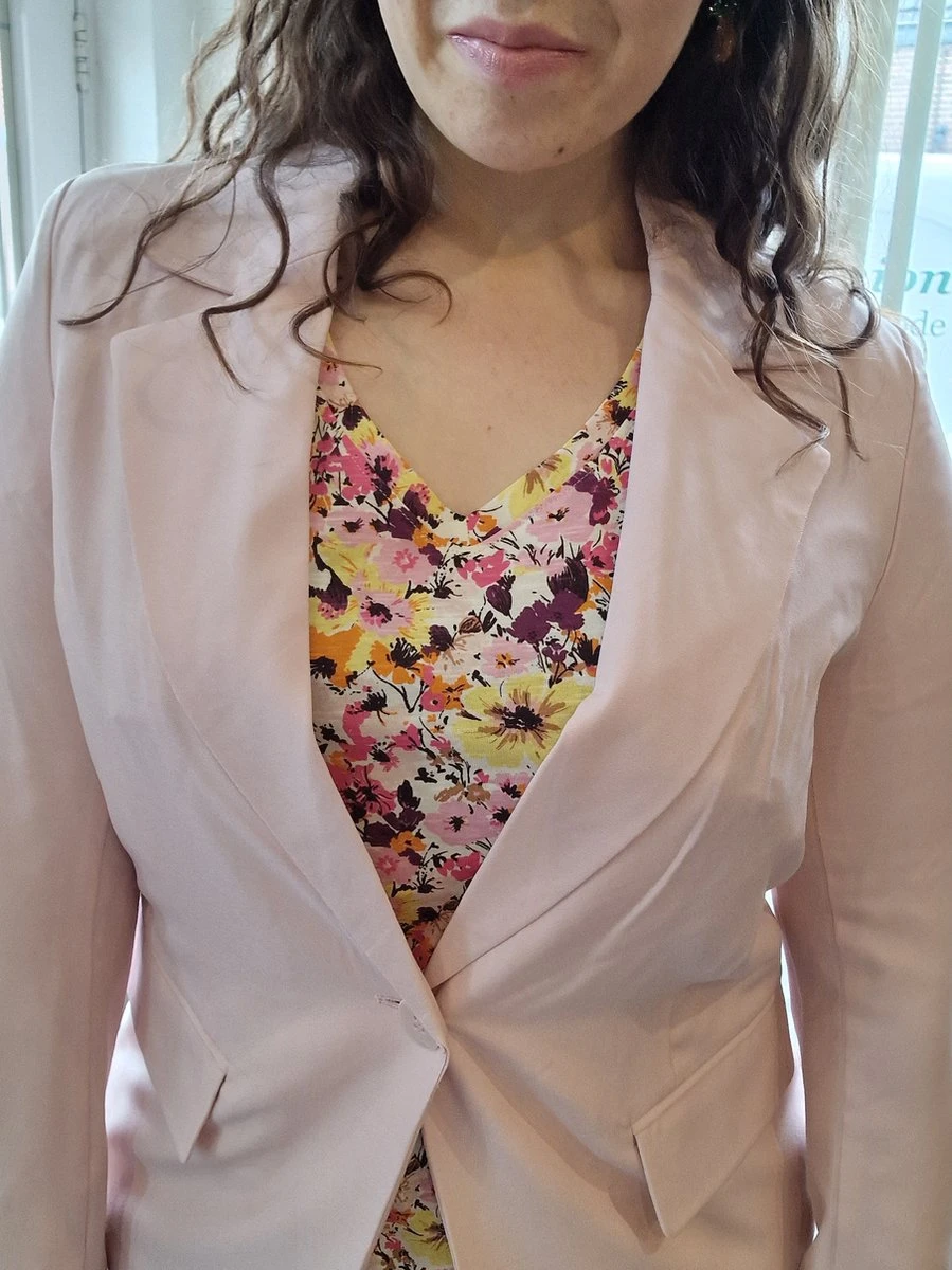 Only Carmakoma Carthea Blazer Roze Maat 48 6 Only Carmakoma Carthea Blazer Roze Maat 48 - Afbeelding 4