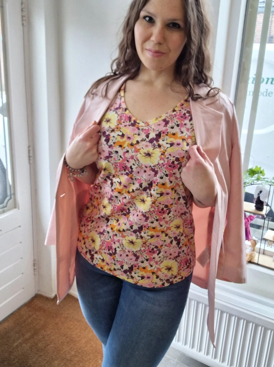 Only Carmakoma Carthea Blazer Roze Maat 52 7 Only Carmakoma Carthea Blazer Roze Maat 52 - Afbeelding 5