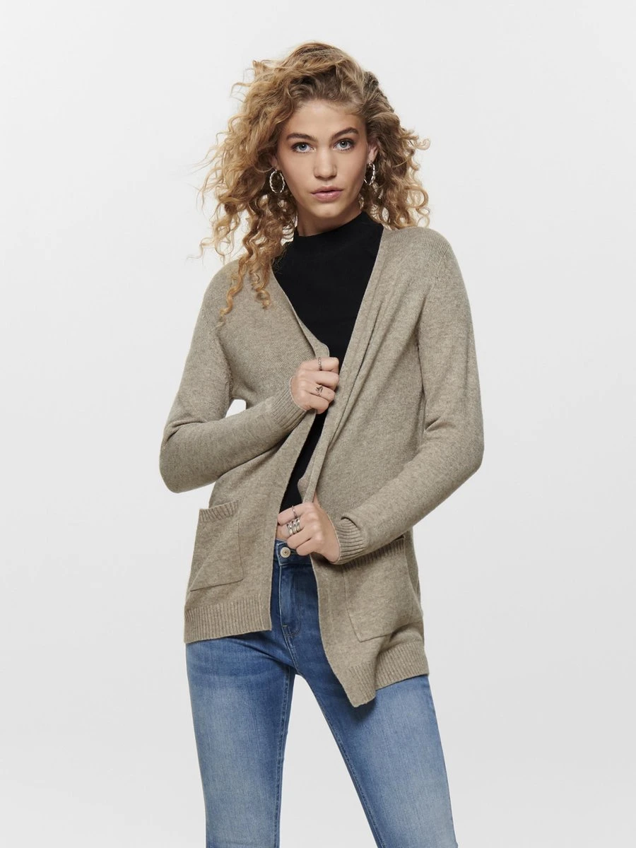 ONLY ONLLESLY L/S OPEN CARDIGAN KNT NOOS Dames Vest - Maat L 8 ONLY ONLLESLY L/S OPEN CARDIGAN KNT NOOS Dames Vest - Maat L - Afbeelding 6