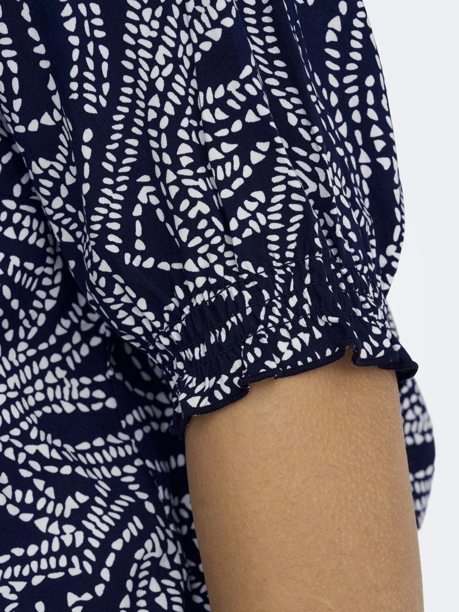 ONLY CARMAKOMA CARNOVA LOLLI LIFE SMOCK TOP AOP Dames - Maat 50 5 ONLY CARMAKOMA CARNOVA LOLLI LIFE SMOCK TOP AOP Dames - Maat 50 - Afbeelding 3