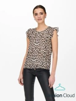 ONLY ONLANN STAR S/L FRILL TOP NOOS PTM Dames Top - Maat XS -Only 900x1200 249