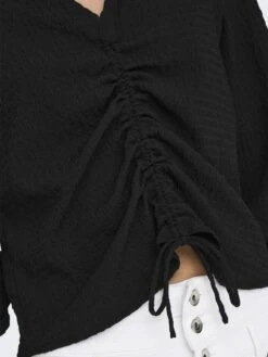 ONLY ONLHEIDI L/S RUCHING TOP WVN NOOS - Maat XL -Only 900x1200 287