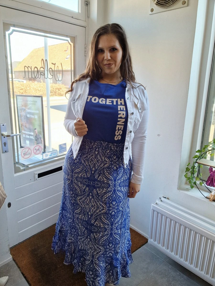 Only Carmakoma Carquote Shirt Blauw L 50/52 6 Only Carmakoma Carquote Shirt Blauw L 50/52 - Afbeelding 4