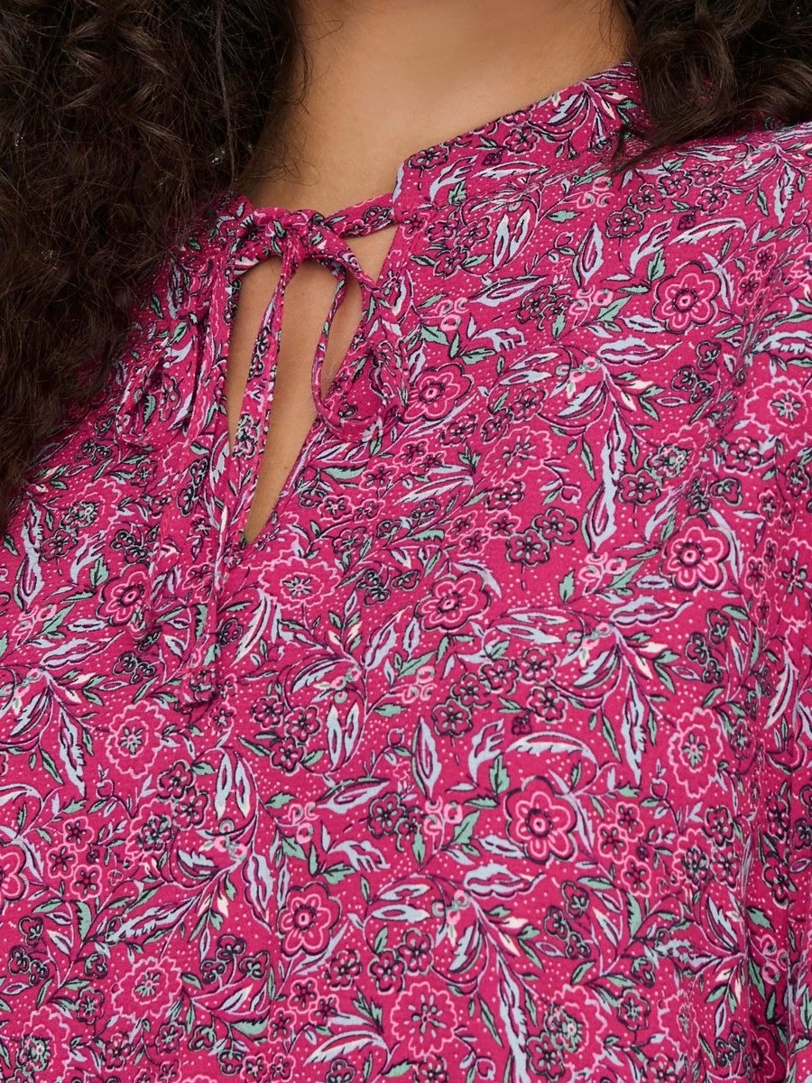 Only Blouse Onlkeira L/s String Top Ptm 15283796 Very Berry/ Floral Boh Dames Maat - S 10 Only Blouse Onlkeira L/s String Top Ptm 15283796 Very Berry/ Floral Boh Dames Maat - S - Afbeelding 8