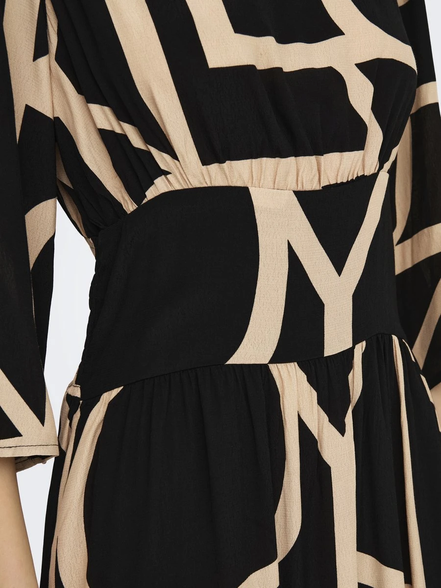 ONLY ONLAVA 3/4 MIDI DRESS PTM Dames Jurk - Maat M 6 ONLY ONLAVA 3/4 MIDI DRESS PTM Dames Jurk - Maat M - Afbeelding 4