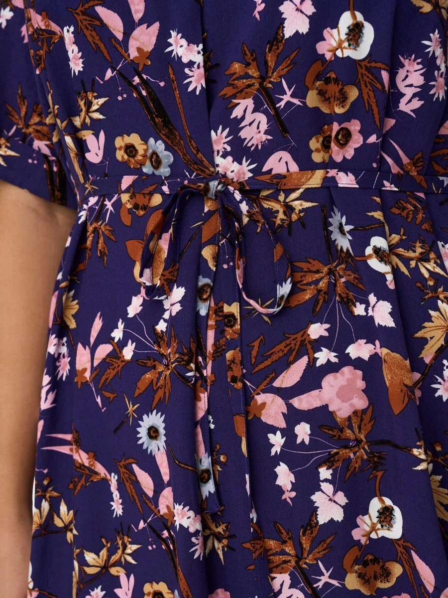 Only Carmakoma Carnova Jurk Blauw Maat 52 9 Only Carmakoma Carnova Jurk Blauw Maat 52 - Afbeelding 7