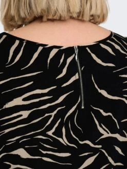 Only Carmakoma Carnova Jurk/tuniek Zwart Zebraprint Maat 46 -Only 900x1200 92