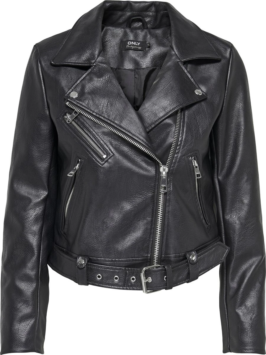 ONLY ONLVERA FAUX LEATHER BIKER CC OTW Dames Jas - Maat M 3 ONLY ONLVERA FAUX LEATHER BIKER CC OTW Dames Jas - Maat M