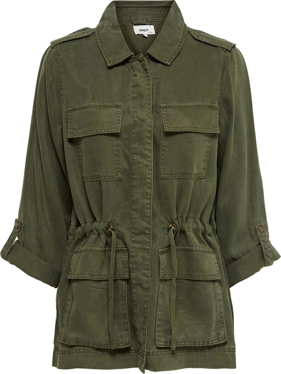 ONLY ONLKENYA LIFE UTILITY JACKET CC OTW Dames Jas - Maat M 3 ONLY ONLKENYA LIFE UTILITY JACKET CC OTW Dames Jas - Maat M