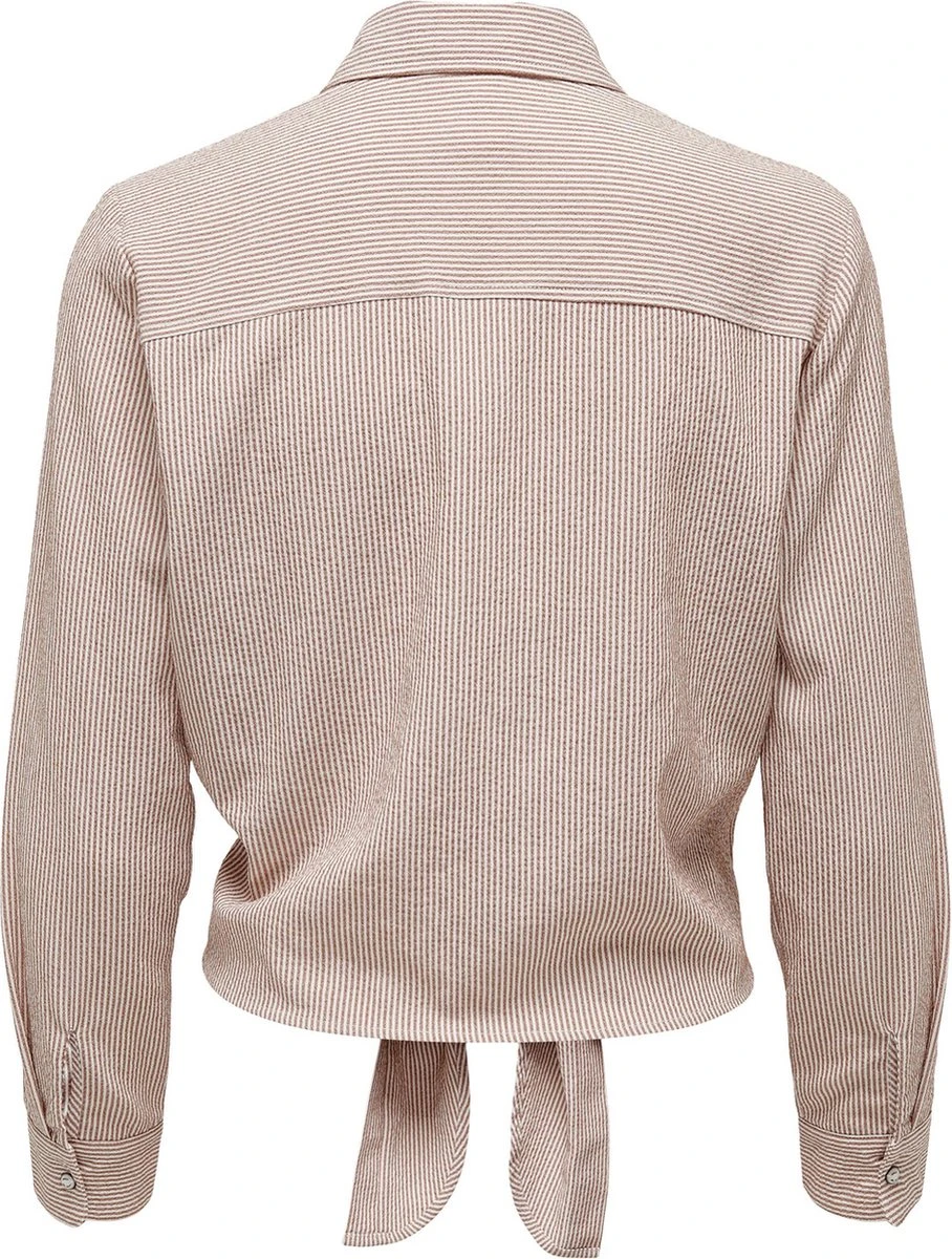 Only Blouse Onllecey Ls Knot Shirt Noos Wvn 15195910 Toasted Coconut Dames Maat - M 4 Only Blouse Onllecey Ls Knot Shirt Noos Wvn 15195910 Toasted Coconut Dames Maat - M - Afbeelding 2